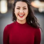 Smiling young woman